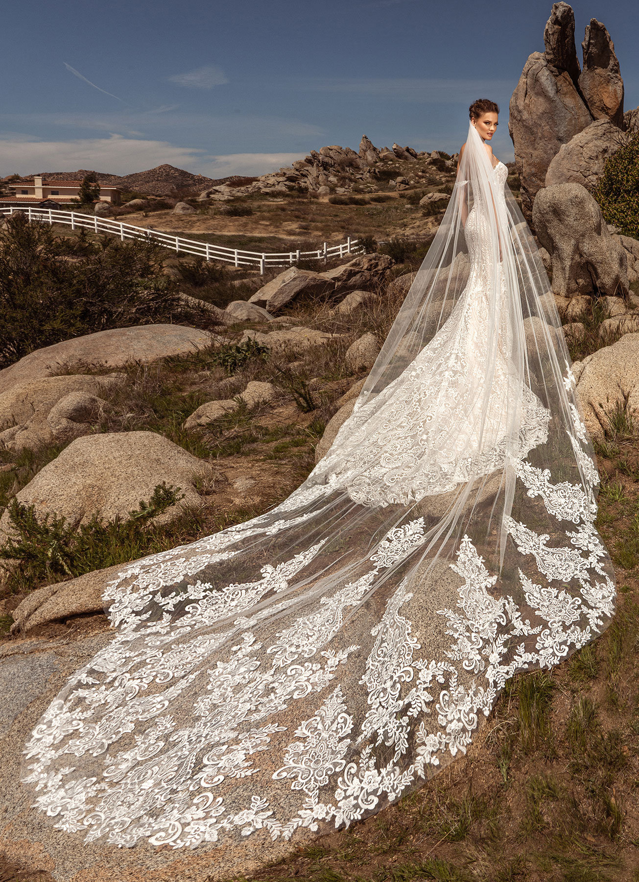 Sparkly Tulle Wedding Dresses Strapless Shiny Bridal Dress with Veil V –  Viniodress